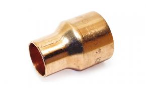 Kupfer L&ouml;tfitting Muffe reduziert (i/i) 22 x 18 mm