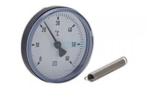 Anlegethermometer DN 63 mm, f&uuml;r Rohre 3/8" - 1 1/2" von 0 - 120&deg;