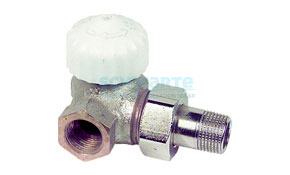 Thermostat- Winkel- Eckventil R 1/2" f&uuml;r Linksanbau