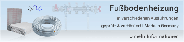 Fußbodenheizung für jede Anwendung